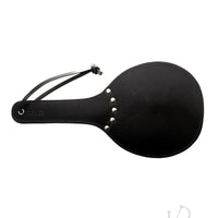 Padded Leather Ping Pong Paddle Rd/blk