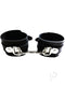 Rouge Rubber Ankle Cuffs Black