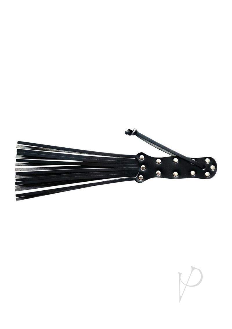 Leather Spiral Paddle Black