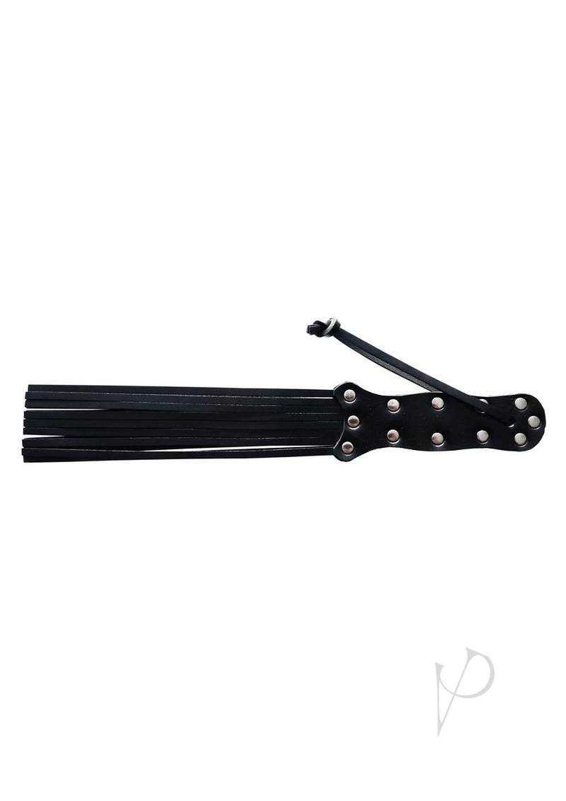 Leather Spiral Paddle Black