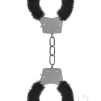 Ouch! Pleasure Handcuffs Furry Black