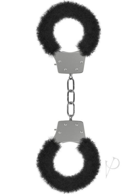 Ouch! Pleasure Handcuffs Furry Black