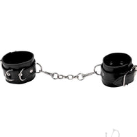 Ouch Leather Cuffs Black