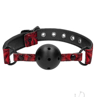 Ouch Luxury Breathable Ball Gag Burgundy