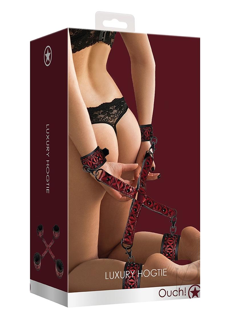 Ouch Luxury Hogtie Burgundy