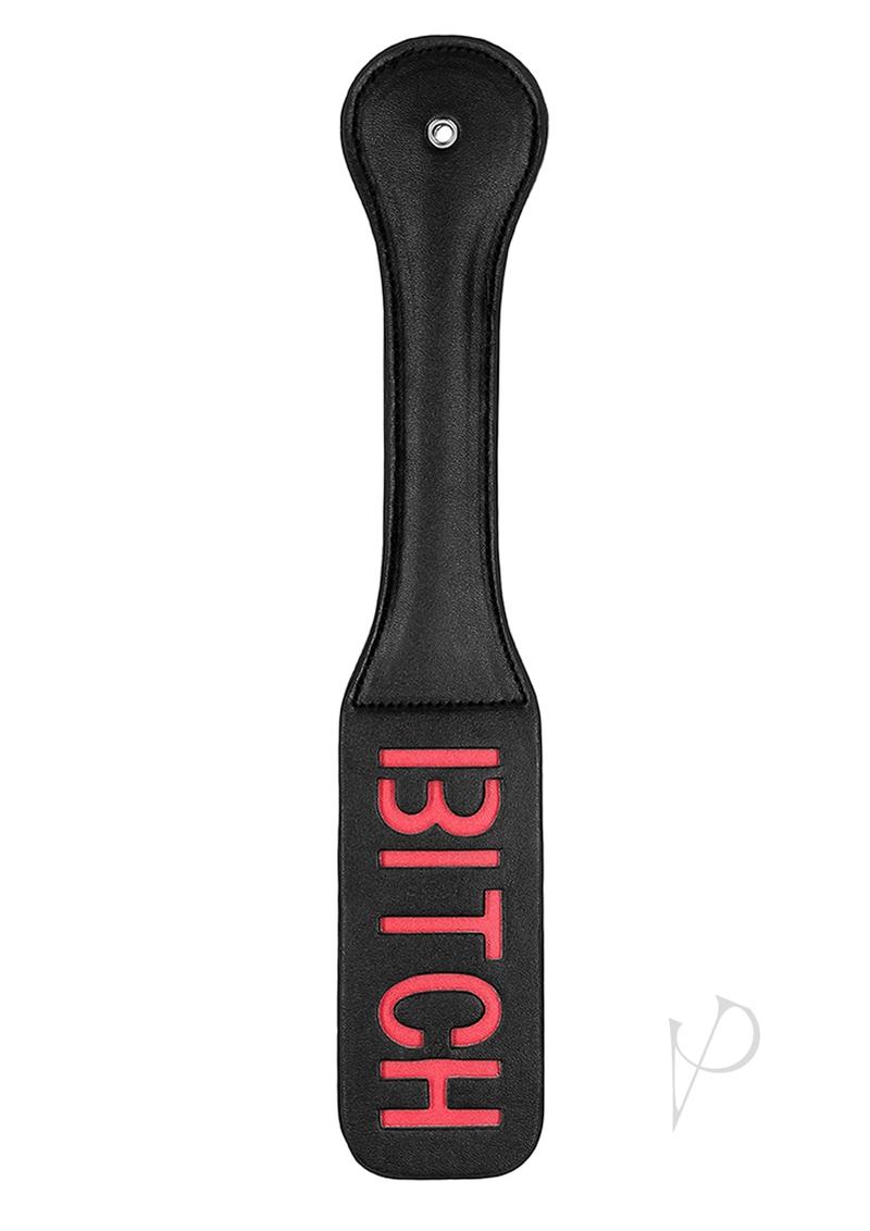 Ouch Paddle Bitch Black