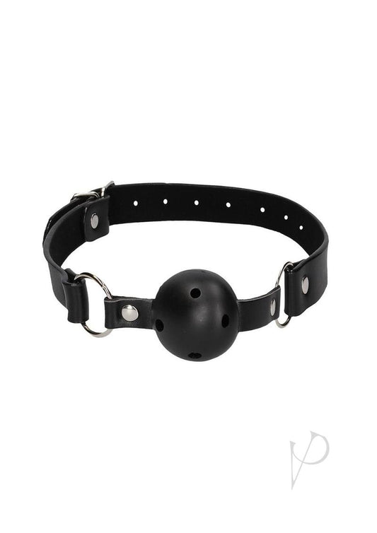 Ouch Breathable Ball Gag Black