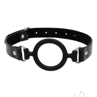 Ouch Silicone Ring Gag Black