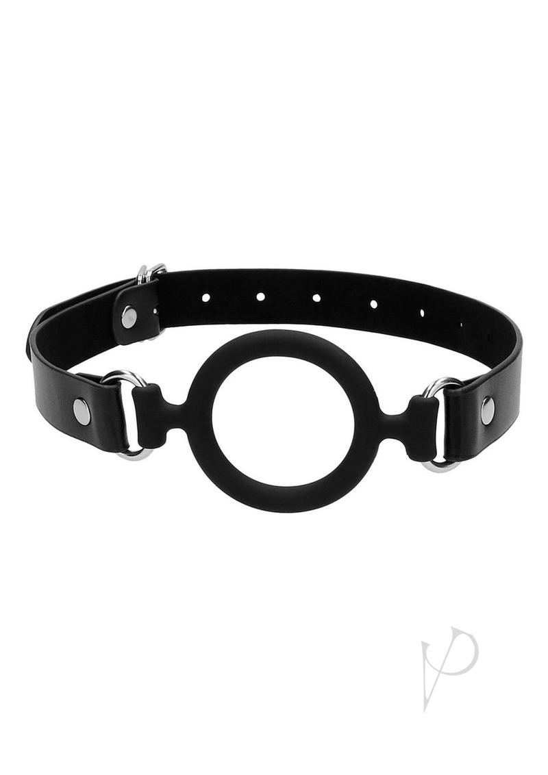 Ouch Silicone Ring Gag Black