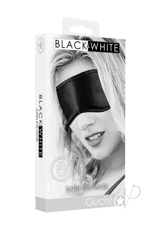 Ouch Satin Eye Mask Black