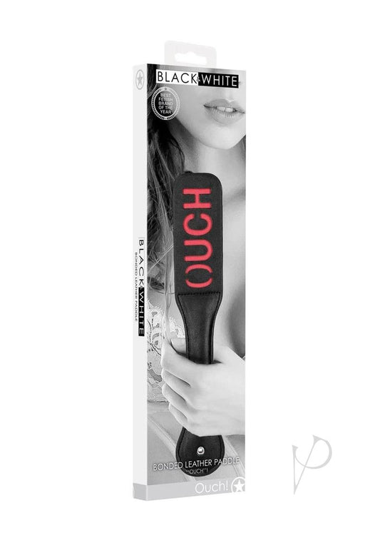 Ouch Bonded Leather Paddle Black