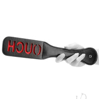 Ouch Bonded Leather Paddle Black