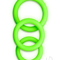 Ouch Cock Ring Set 3pc Gitd