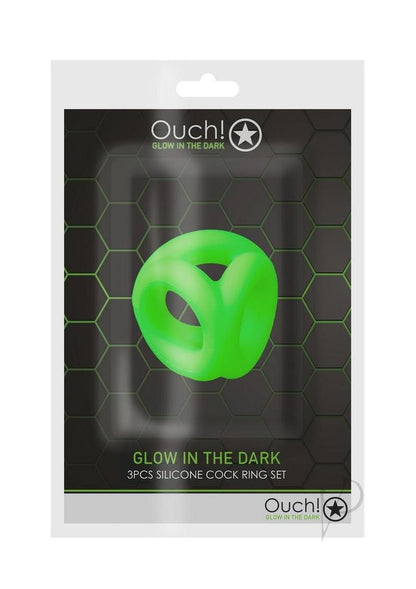 Ouch Cock Ring Ball Strap Gitd