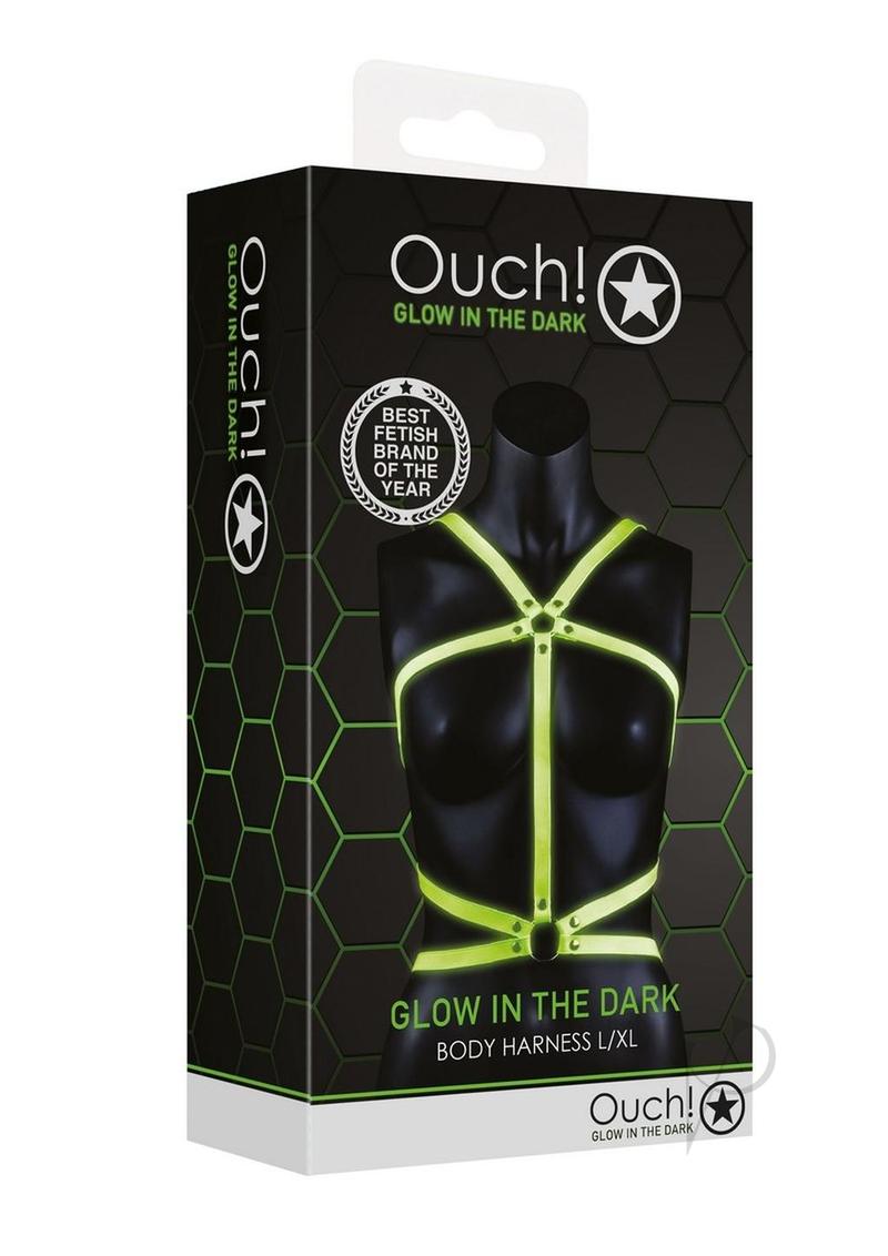 Ouch Body Harness Gitd L/xl