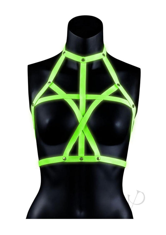 Ouch Bra Harness Gitd S/m