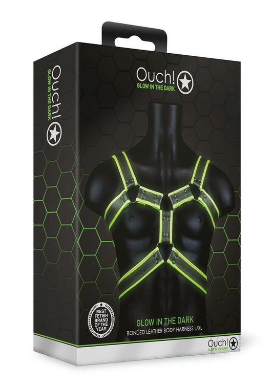 Ouch Body Harness Gitd L/xl