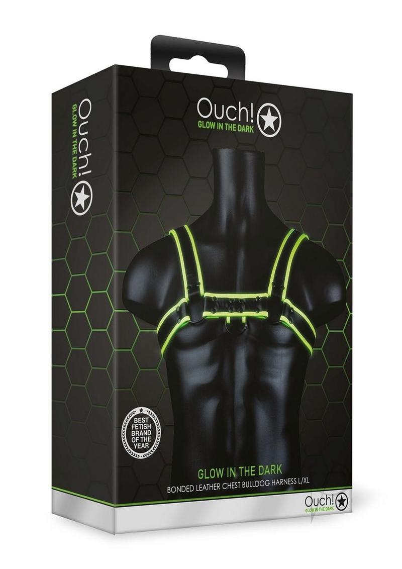 Ouch Chest Bulldog Harness L/xl Gitd