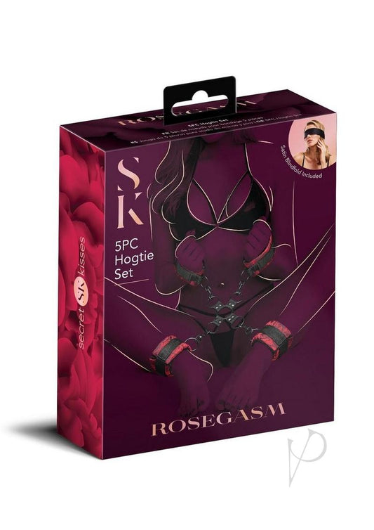 Sk Rosegasm Hogtie Set Satin Bfold 5pc