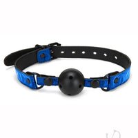 Whipsmart Deluxe Ball Gag Blue