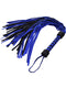 Strict L Black And Blue Suede Flogger