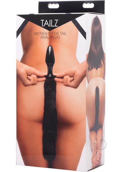 Tailz Midnight Fox Glass Tail Anal