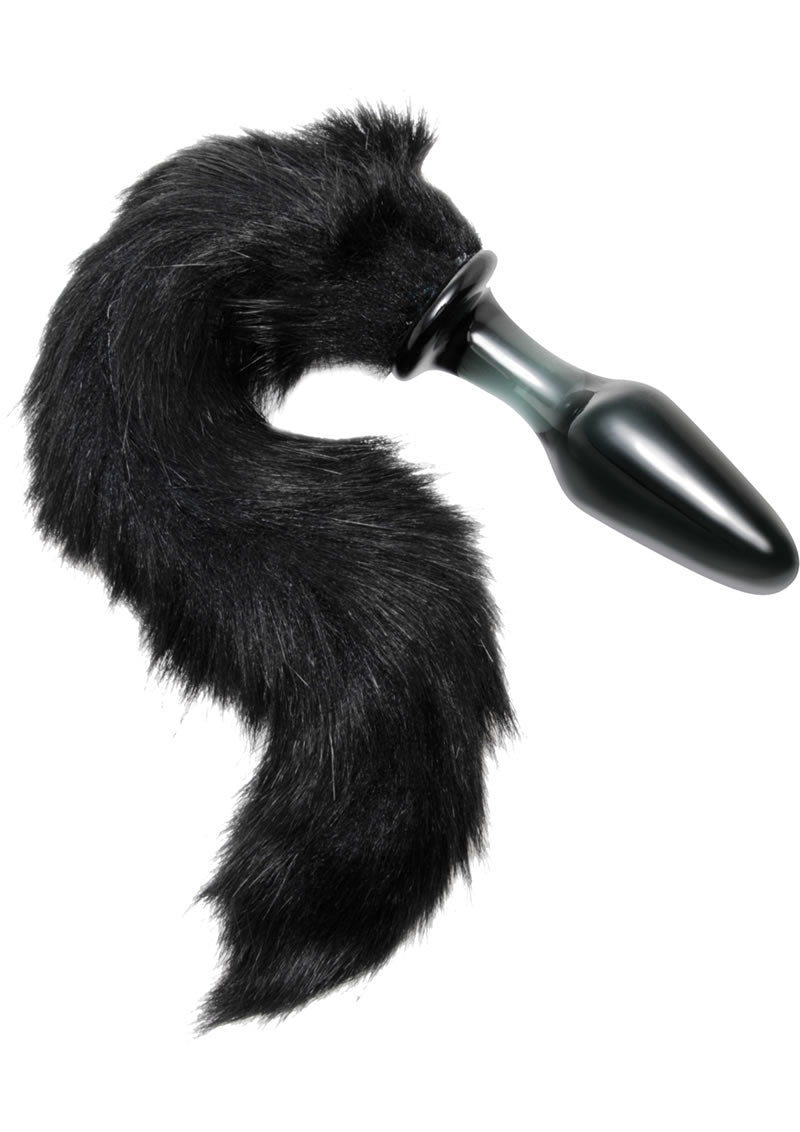 Tailz Midnight Fox Glass Tail Anal