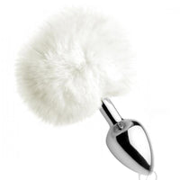 Tailz Fluffy Bunny Tail Anal Plug White