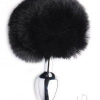 Tailz Fluffy Bunny Tail Anal Plug Black