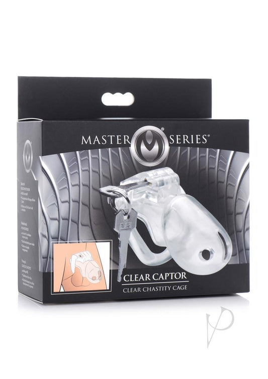 Ms Clear Captor Chastity Cage Lg