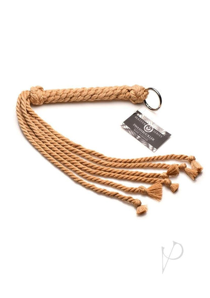 Ms Swashbuckler Rope Flogger Tan