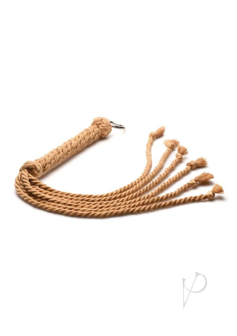 Ms Swashbuckler Rope Flogger Tan