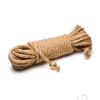 Ms Tied Up Jute Bondage Rope 25` Tan