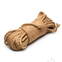 Ms Tied Up Jute Bondage Rope 50` Tan