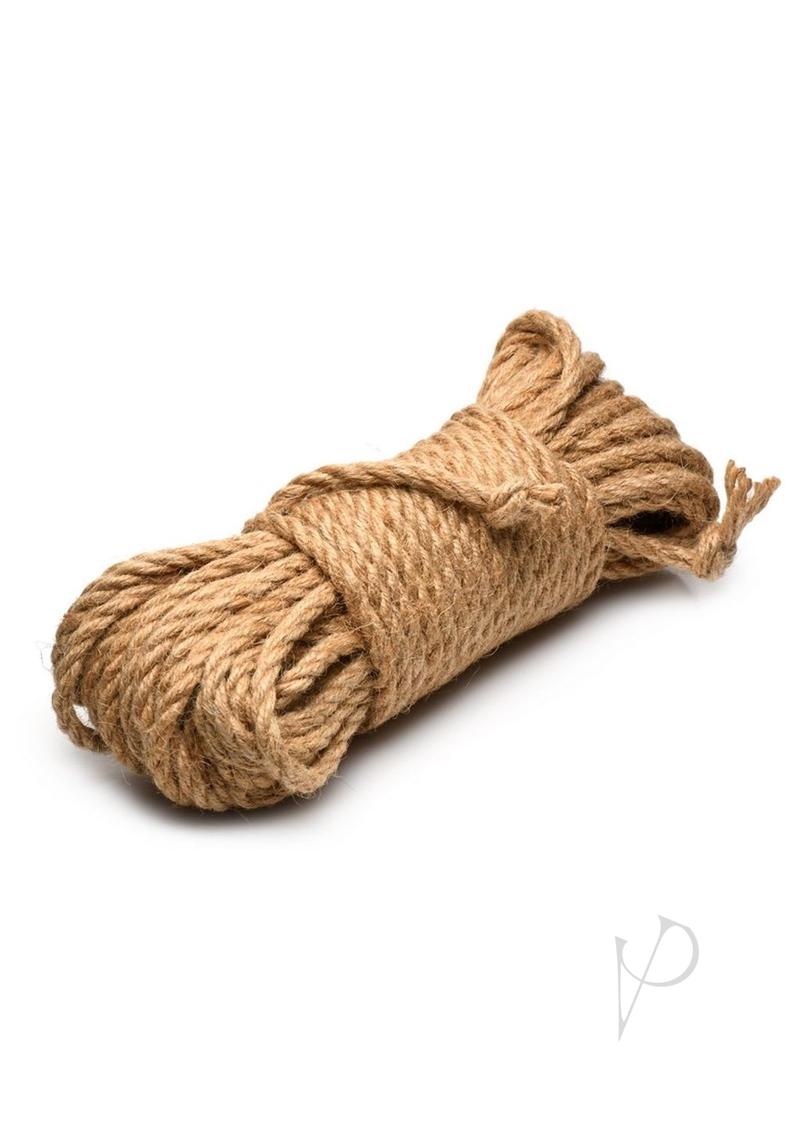 Ms Tied Up Jute Bondage Rope 50` Tan