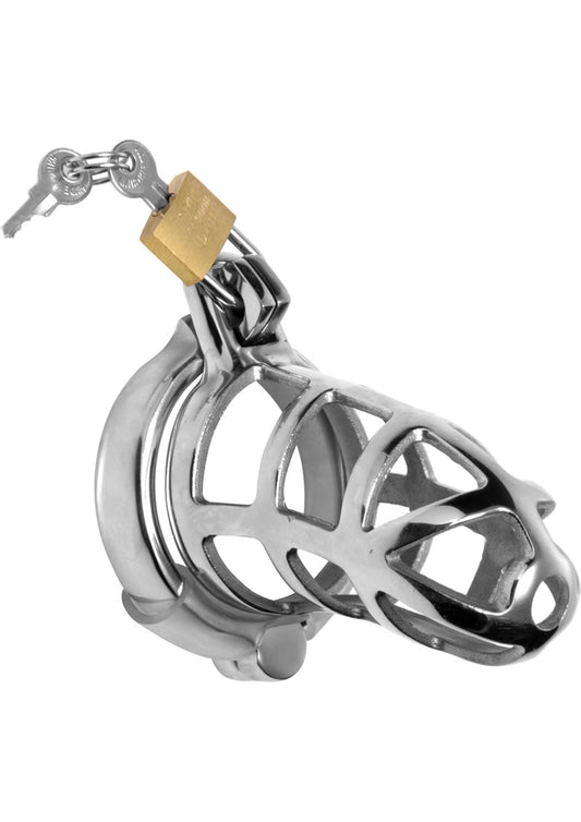 Ms Detained Stainless Chastity Cage