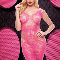 LACE CUT OUT MINI DRESS - HP