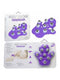 Fuzu 360° Massage Glove Neon Purple