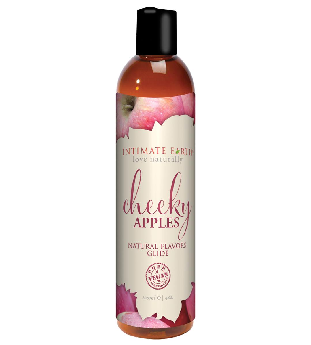 Intimate Earth Flavored Glide - Cheeky Apples 4oz