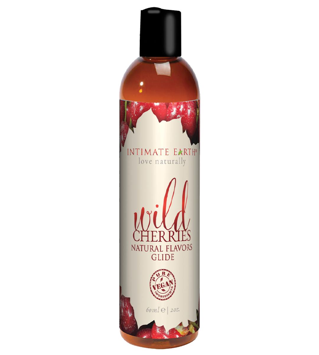 Intimate Earth Flavored Glide - Wild Cherries 2oz