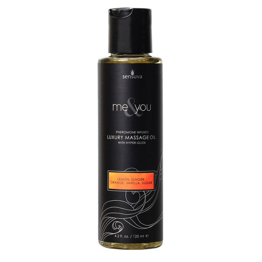 Sensuva Me and You Massage Oil - Lemon Ginger