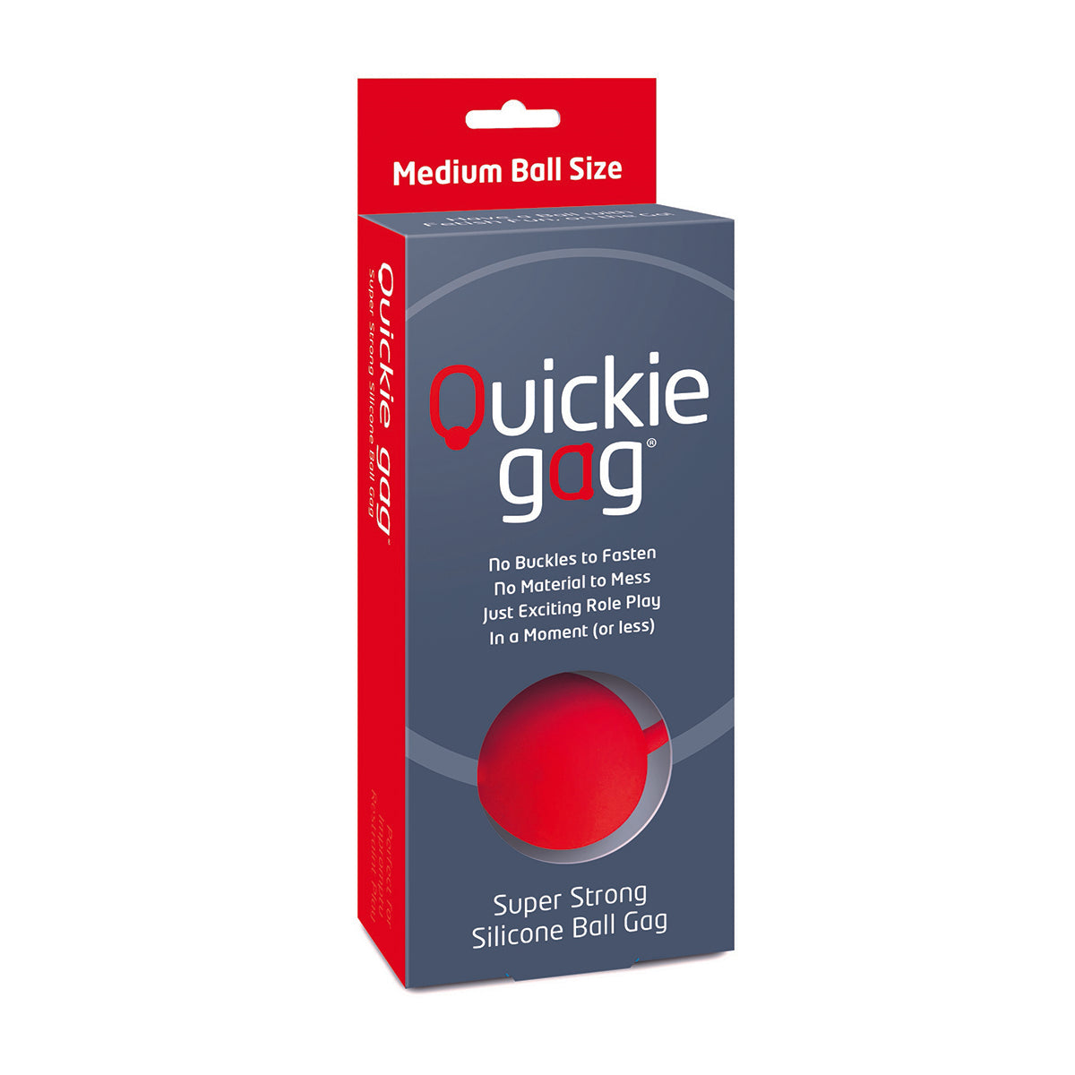 Quickie Ball Gag Medium - Red