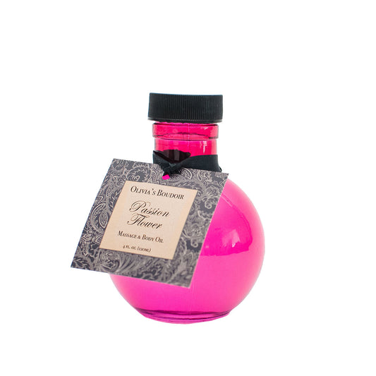 Olivia's Boudoir Massage Oil 4oz. - Passion Flower