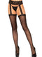 Sheer Thigh High Lace Garter Os Black